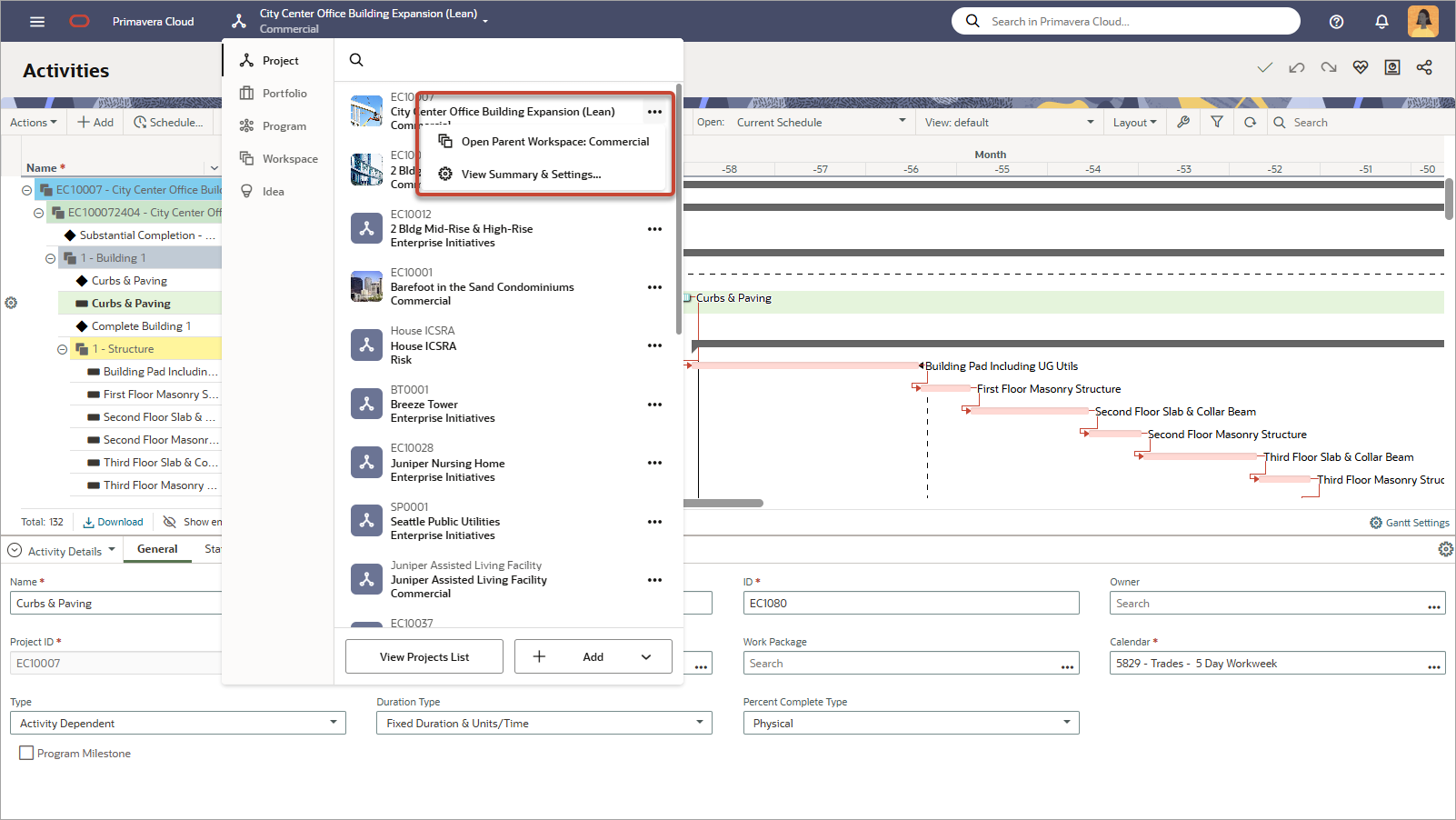 Oracle Primavera P6 Cloud License