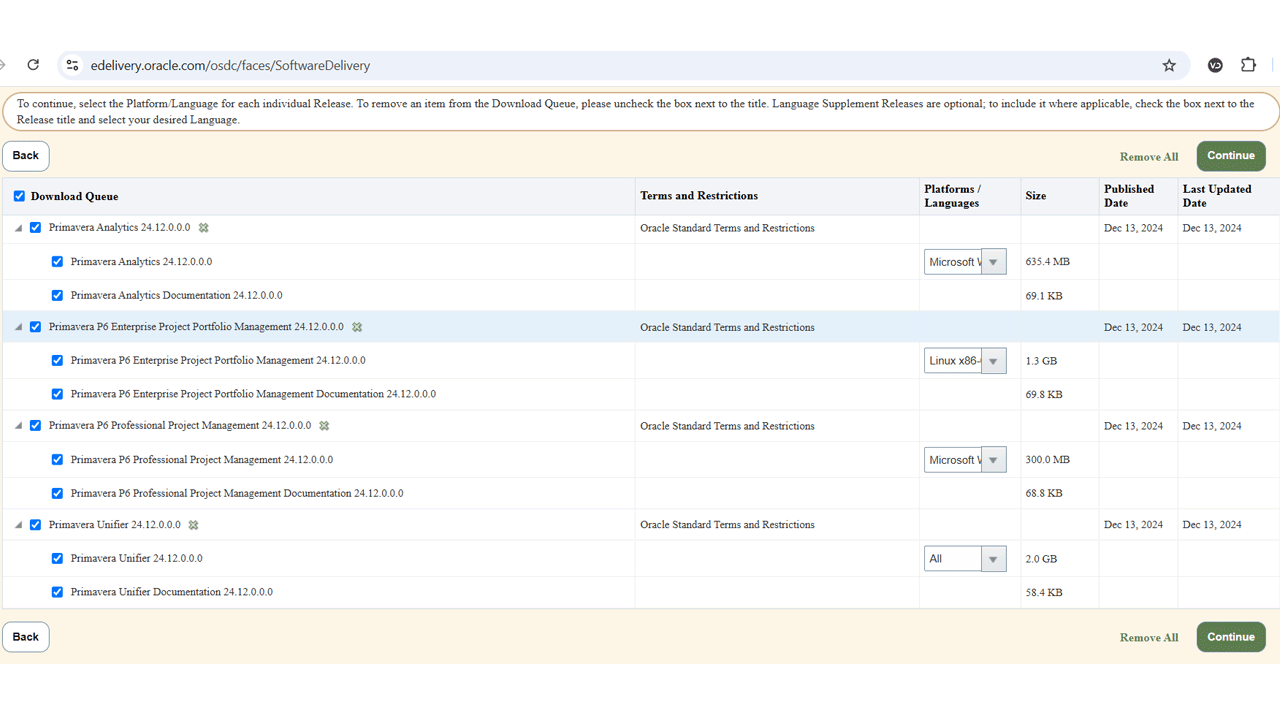 Oracle Primavera P6 Professional License